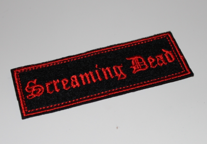 SCREAMING DEAD - HORROR PUNK LIMITED PATCH / BACK PATCH / TAPESTRY –  Grave Shift Press LLC